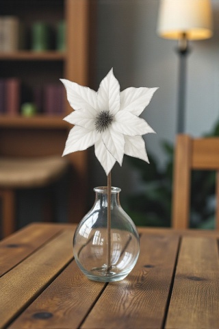 Gwiazda betlejemska poinsecja na piku kwiat ozdoba dekoracja świąteczna