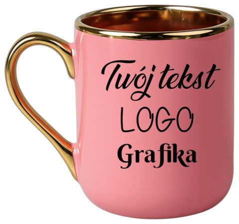 KUBEK PREMIUM Z TWOIM NADRUKIEM TEKSTEM GRAFIKĄ LOGO PREZENT REKLAMA