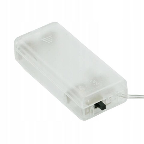 Lampki choinkowe druciki dekoracja 30 LED 3m na baterie biały ciepły