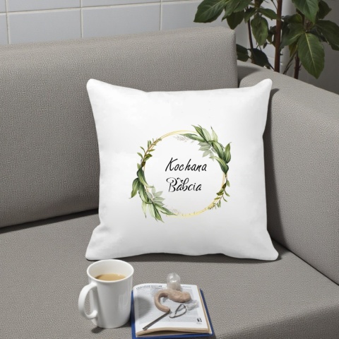 Poduszka i kubek zestaw prezent DZIEŃ BABCI urodziny imieniny Babcia