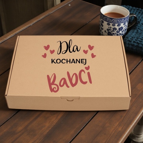 Poduszka i kubek zestaw prezent DZIEŃ BABCI urodziny imieniny Babcia