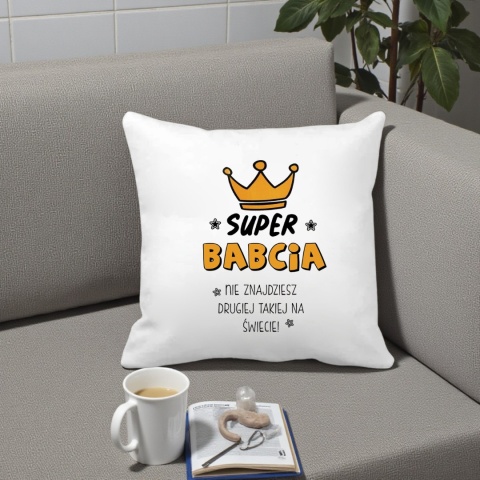 Poduszka i kubek zestaw prezent DZIEŃ BABCI urodziny imieniny Babcia