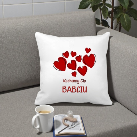 Poduszka i kubek zestaw prezent DZIEŃ BABCI urodziny imieniny Babcia