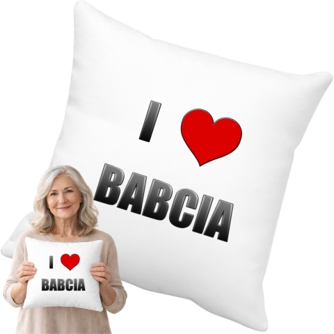Poduszka z nadrukiem prezent DZIEŃ BABCI różne wzory Babcia