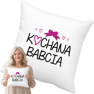 Poduszka z nadrukiem prezent DZIEŃ BABCI różne wzory Babcia