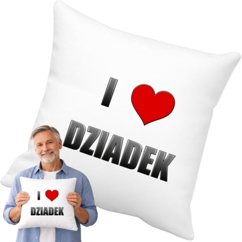 Poduszka z nadrukiem prezent DZIEŃ DZIADKA różne wzory Dziadek
