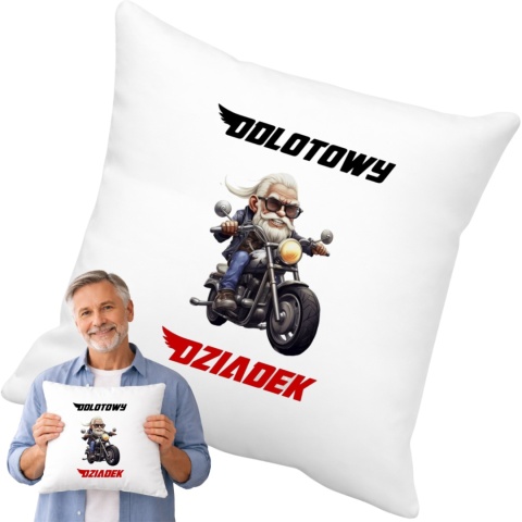 Poduszka z nadrukiem prezent DZIEŃ DZIADKA różne wzory Dziadek