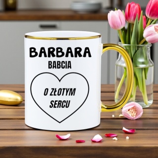 Kubek PREMIUM oryginalny prezent Dzień BABCI upominek Babcia z imieniem