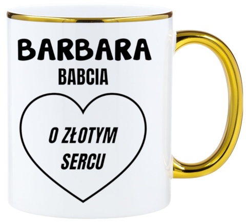 Kubek PREMIUM oryginalny prezent Dzień BABCI upominek Babcia z imieniem