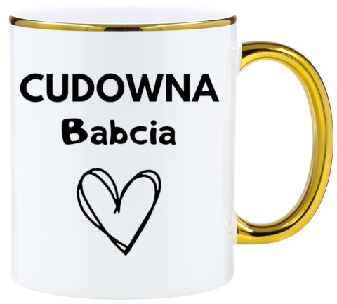 Kubek PREMIUM oryginalny prezent Dzień BABCI upominek urodziny Babcia