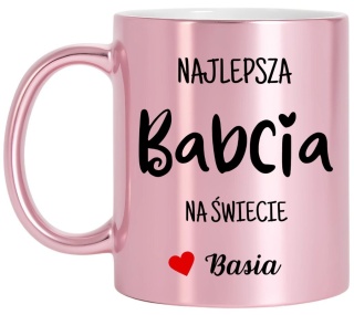 Kubek PREMIUM oryginalny prezent dla BABCI upominek Babcia z imieniem