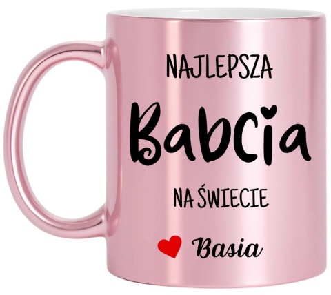 Kubek PREMIUM oryginalny prezent dla BABCI upominek Babcia z imieniem
