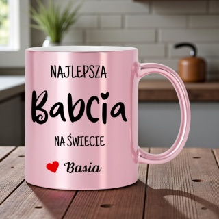 Kubek PREMIUM oryginalny prezent dla BABCI upominek Babcia z imieniem