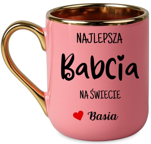 Kubek PREMIUM oryginalny prezent dla BABCI upominek Babcia z imieniem