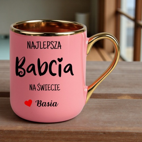 Kubek PREMIUM oryginalny prezent dla BABCI upominek Babcia z imieniem