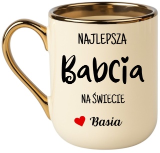 Kubek PREMIUM oryginalny prezent dla BABCI upominek Babcia z imieniem