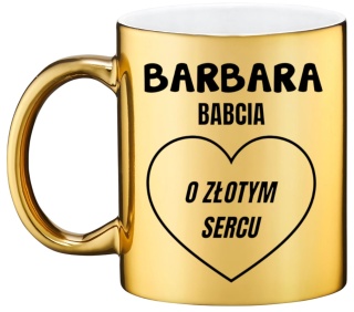 Kubek PREMIUM oryginalny prezent dla BABCI upominek Babcia z imieniem