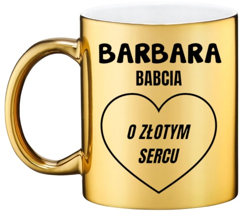 Kubek PREMIUM oryginalny prezent dla BABCI upominek Babcia z imieniem