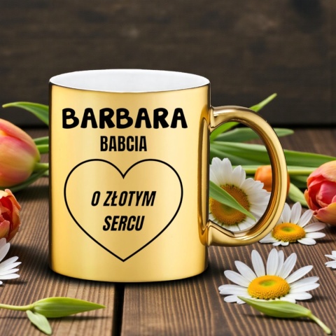 Kubek PREMIUM oryginalny prezent dla BABCI upominek Babcia z imieniem