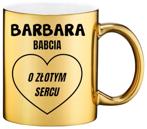 Kubek PREMIUM oryginalny prezent dla BABCI upominek Babcia z imieniem