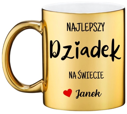 Kubek PREMIUM oryginalny prezent dla DZIADKA upominek Dziadek z imieniem