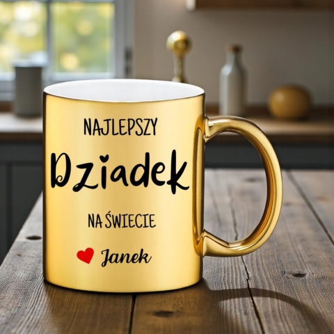 Kubek PREMIUM oryginalny prezent dla DZIADKA upominek Dziadek z imieniem