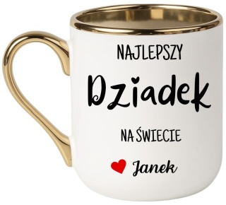 Kubek PREMIUM oryginalny prezent dla DZIADKA upominek Dziadek z imieniem