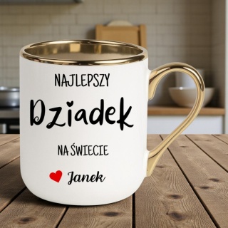 Kubek PREMIUM oryginalny prezent dla DZIADKA upominek Dziadek z imieniem