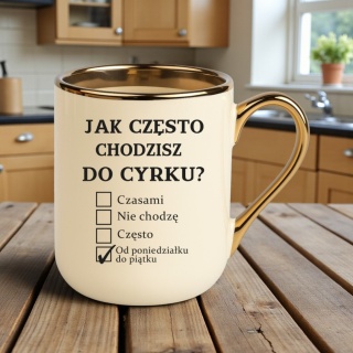 Kubek PREMIUM oryginalny śmieszny prezent dla KOLEŻANKI KOLEGI z pracy