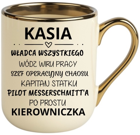 Kubek PREMIUM oryginalny śmieszny prezent dla KOLEŻANKI z pracy z imieniem