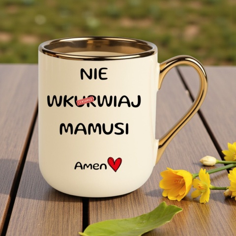 Kubek PREMIUM śmieszny prezent dla MAMY urodziny Dzień Matki