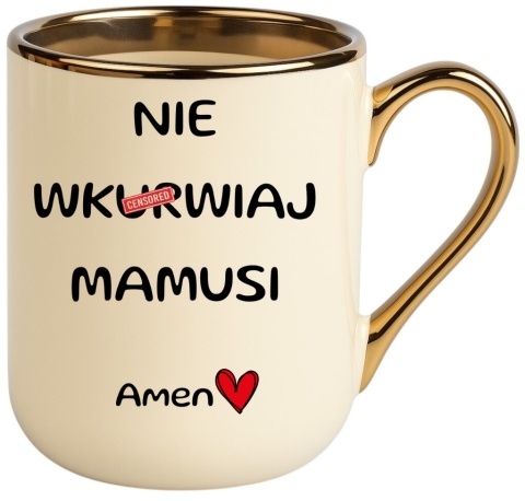 Kubek PREMIUM śmieszny prezent dla MAMY urodziny Dzień Matki