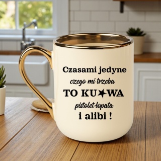 Kubek Premium z nadrukiem śmieszny prezent dla KOLEŻANKI DZIEWCZYNY KOBIETY