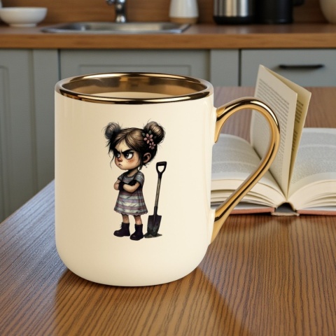 Kubek Premium z nadrukiem śmieszny prezent dla KOLEŻANKI DZIEWCZYNY KOBIETY