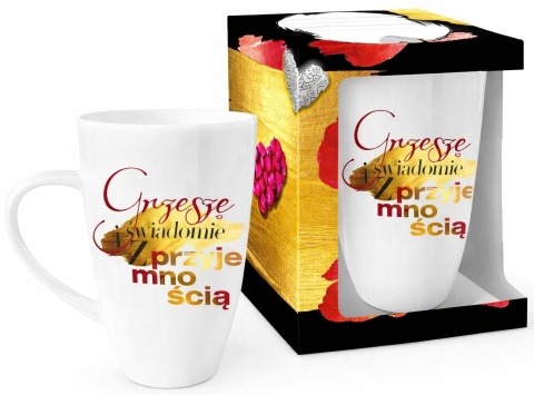 Kubek baryłka prezent dla Koleżanki Mamy Dzień Kobiet