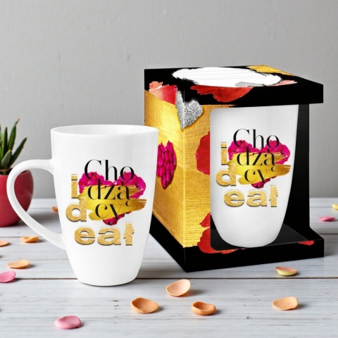 Kubek baryłka prezent dla Koleżanki Mamy Dzień Kobiet