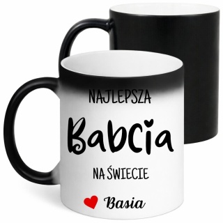 Kubek z magiczny oryginalny prezent dla BABCI upominek Babcia z imieniem
