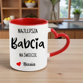 Kubek z nadrukiem oryginalny prezent dla BABCI upominek Babcia z imieniem