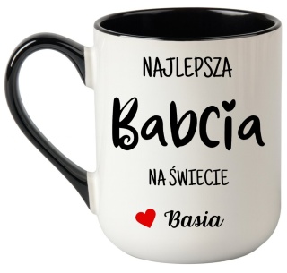 Kubek z nadrukiem oryginalny prezent dla BABCI upominek Babcia z imieniem