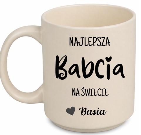 Kubek z nadrukiem piękny prezent Dzień BABCI urodziny Babcia z imieniem