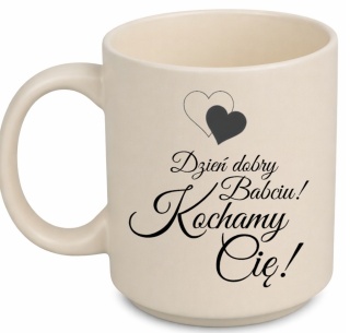 Kubek z nadrukiem piękny prezent Dzień BABCI urodziny imieniny Babcia