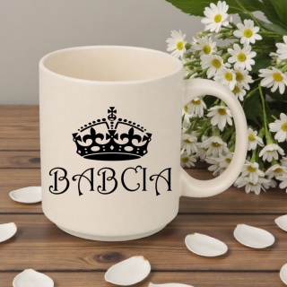 Kubek z nadrukiem piękny prezent Dzień BABCI urodziny imieniny Babcia