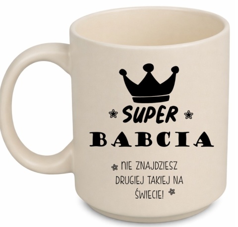 Kubek z nadrukiem piękny prezent Dzień BABCI urodziny imieniny Babcia