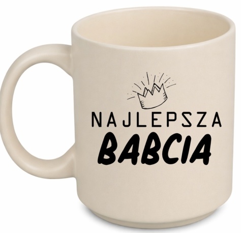 Kubek z nadrukiem piękny prezent Dzień BABCI urodziny imieniny Babcia