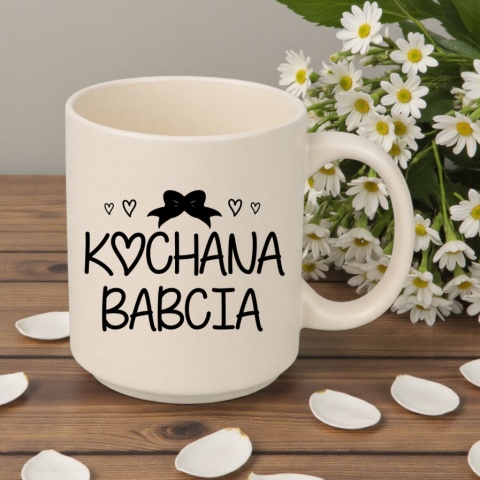 Kubek z nadrukiem piękny prezent Dzień BABCI urodziny imieniny Babcia