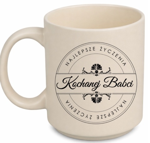 Kubek z nadrukiem piękny prezent Dzień BABCI urodziny imieniny Babcia
