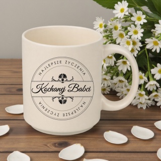 Kubek z nadrukiem piękny prezent Dzień BABCI urodziny imieniny Babcia