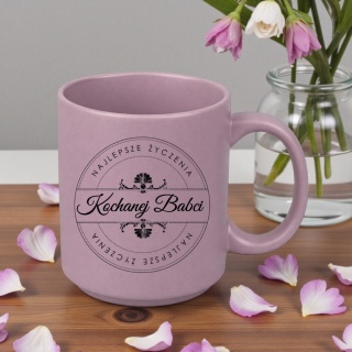 Kubek z nadrukiem piękny prezent Dzień BABCI urodziny imieniny Babcia