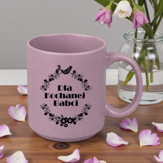 Kubek z nadrukiem piękny prezent Dzień BABCI urodziny imieniny Babcia