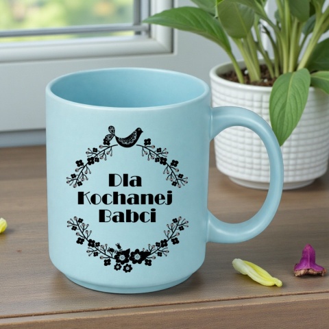 Kubek z nadrukiem piękny prezent Dzień BABCI urodziny imieniny Babcia
